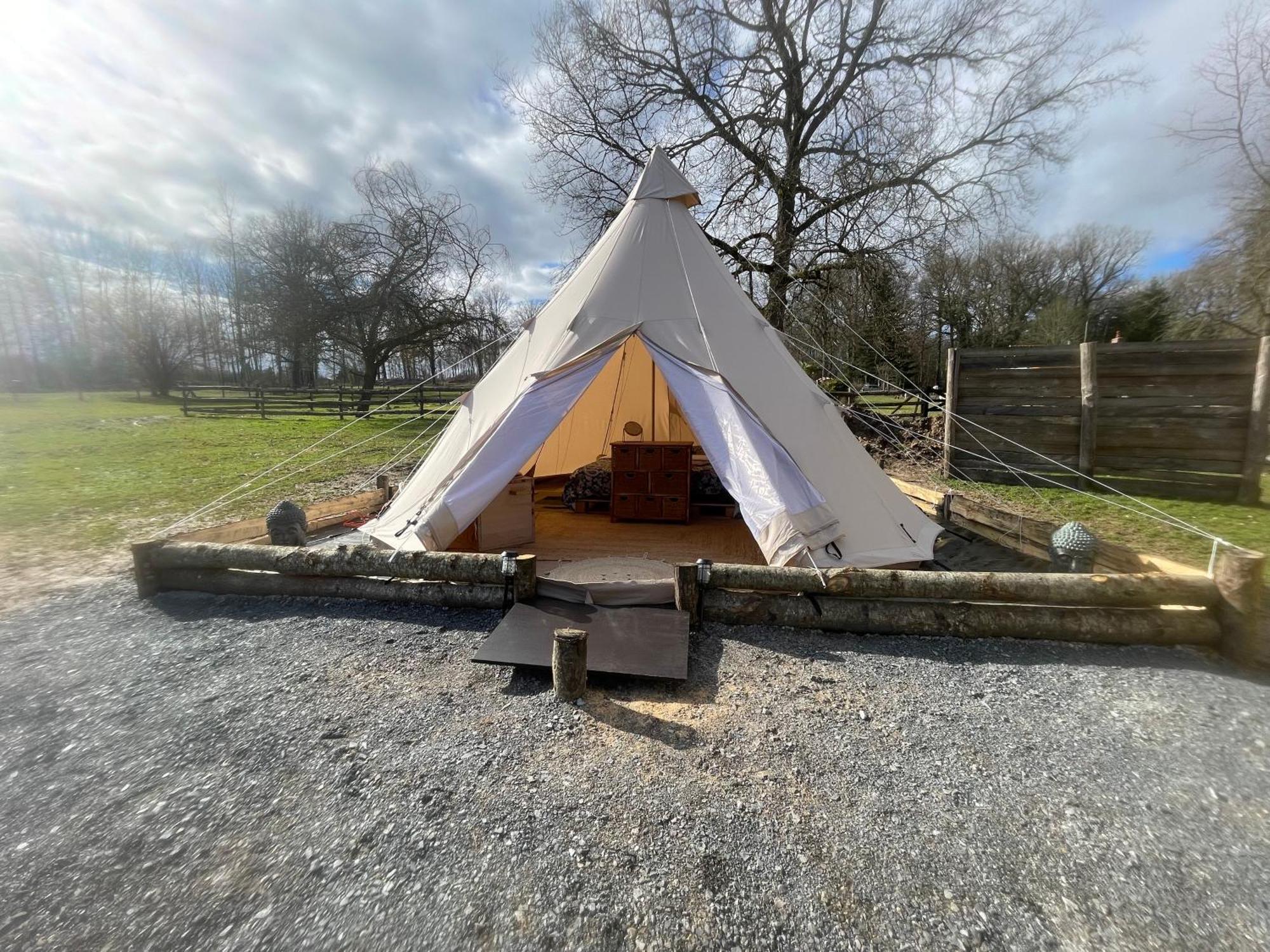 Chalet Au Coeur De La Nature Le Grand-Lucé 外观 照片