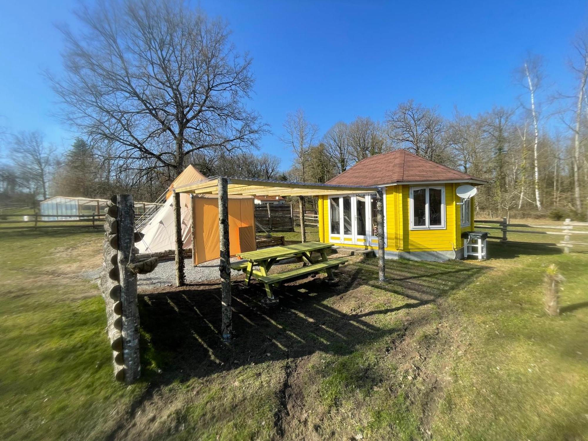 Chalet Au Coeur De La Nature Le Grand-Lucé 外观 照片